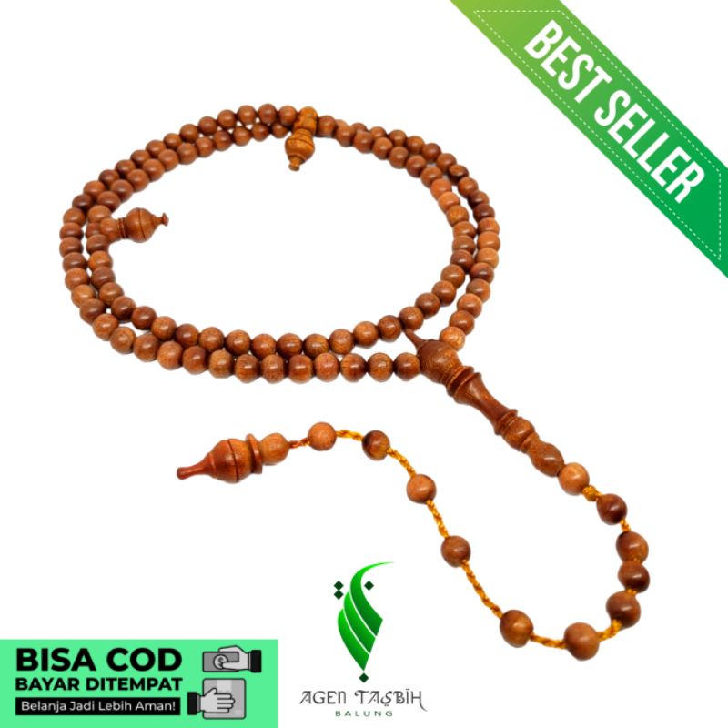 Tasbih Setigi Size 6mm Motif Bulat