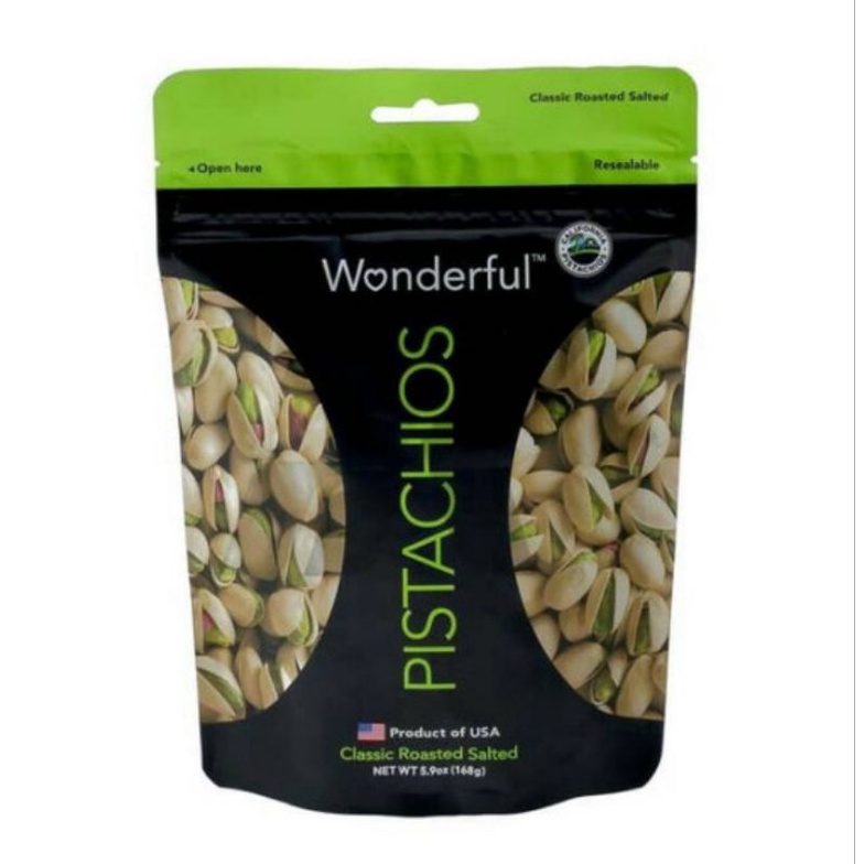 

WONDERFUL, KACANG PISTACHIO 168GR