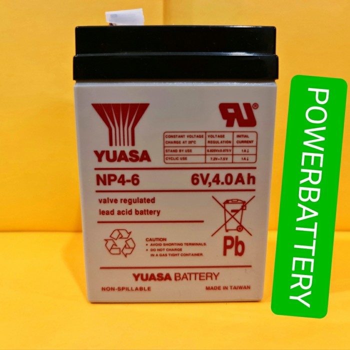 AKI KERING YUASA NP4-6 6V 4.0AH