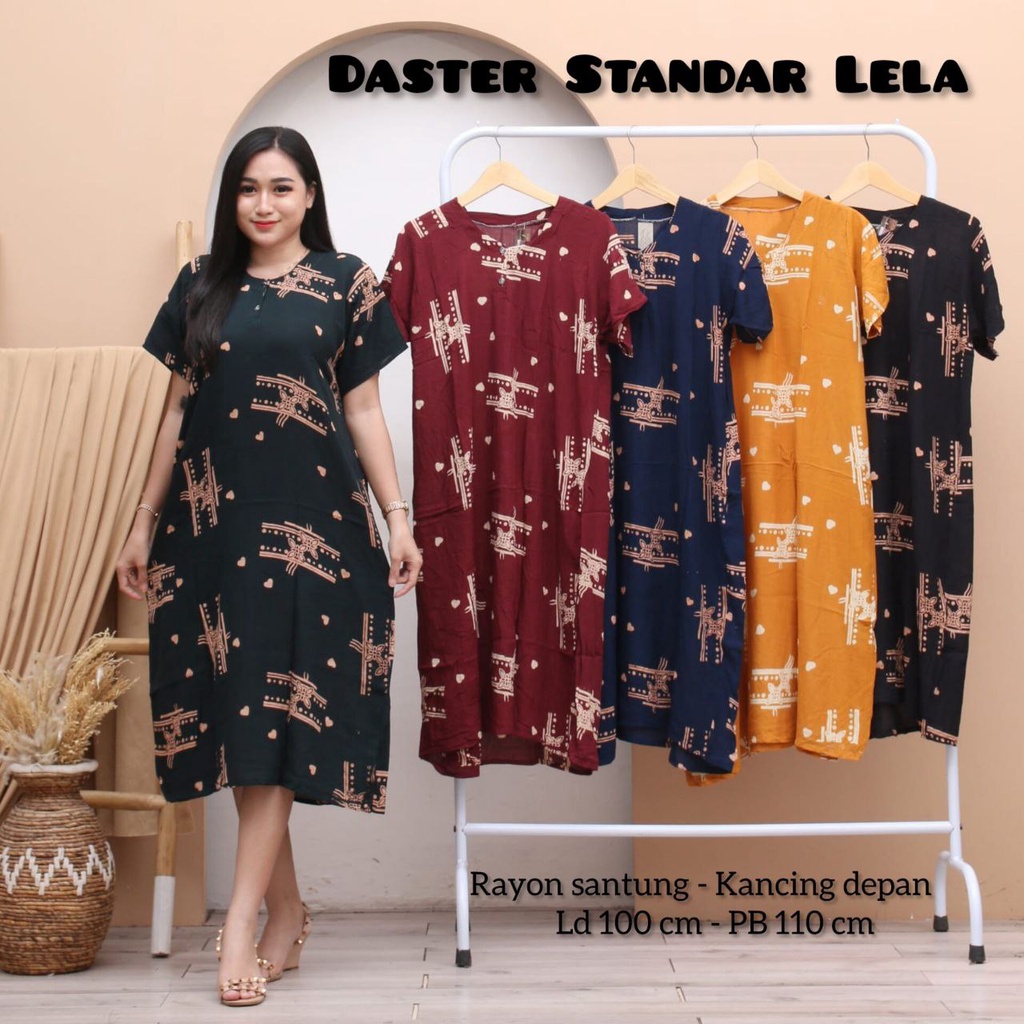 Daster ibu Kekinian / Daster Batik kekinian / Kancing Depan / Busui /daster ibu ibu ey