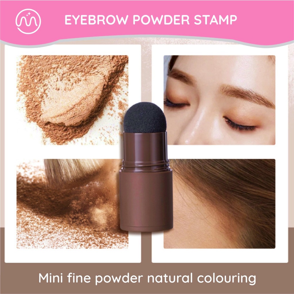 MINIPINK Eyebrow Powder Stamp Free 10 Cetakan Alis Instan Bedak Alis MP017