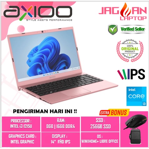 Laptop Murah Axioo Mybook Z6 METAL Intel Core I3 1215U 16GB 256GB 14 FHD IPS WIndows 11 Terlaris