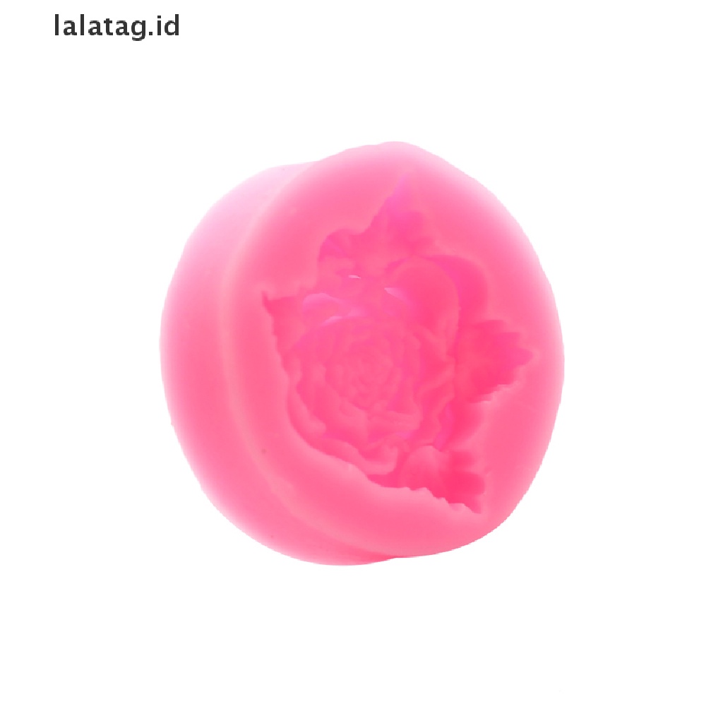 [lalatag] Bloom Rose Silikon Kue 3D Bunga Fondant Cetakan Cupcake Permen Coklat Dekor [ID]