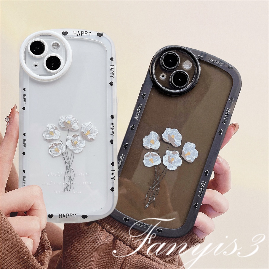 Redmi A1 10C 10A 10 9A 9C 9 9T Note 11s 10s 9s 11 10 9 8 Pro Poco X3NFC X3Pro X3 Mi 11T 12 Pro 11Lite 10 Cute Ins Simple Flowers Phone Case Soft TPU Cover