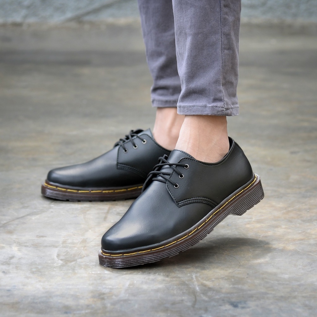 RIONZ X ROMAN SERIES - Sepatu Formal Casual Pantofel Pria Resmi Formal Kasual Hitam Coklat Brown Black Kantor Kuliah Kondangan Kerja Dinas Guru Terbaru Rerlaris Murah