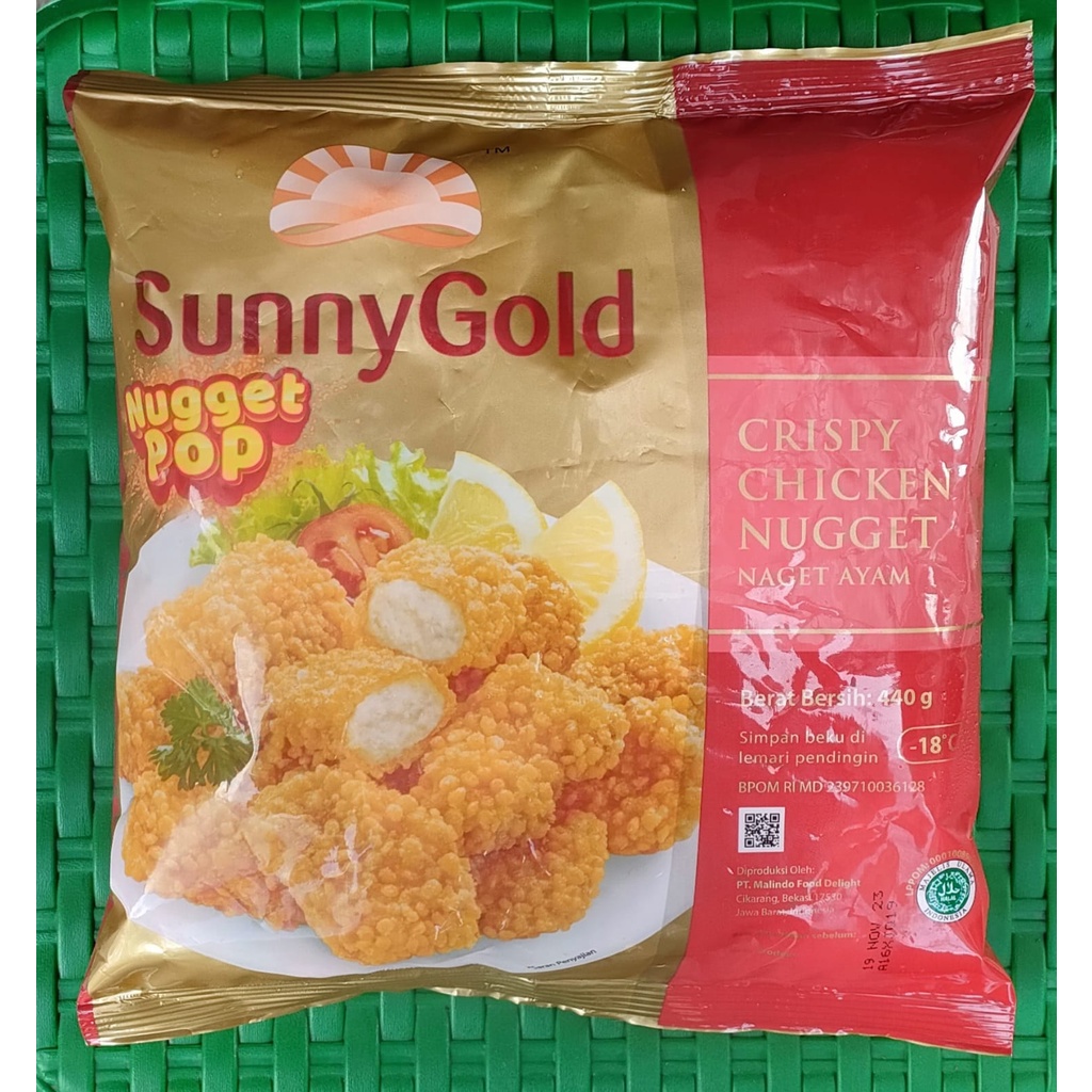 

SunnyGold Chicken POP TM 440gr Instant Sameday Ready Musi