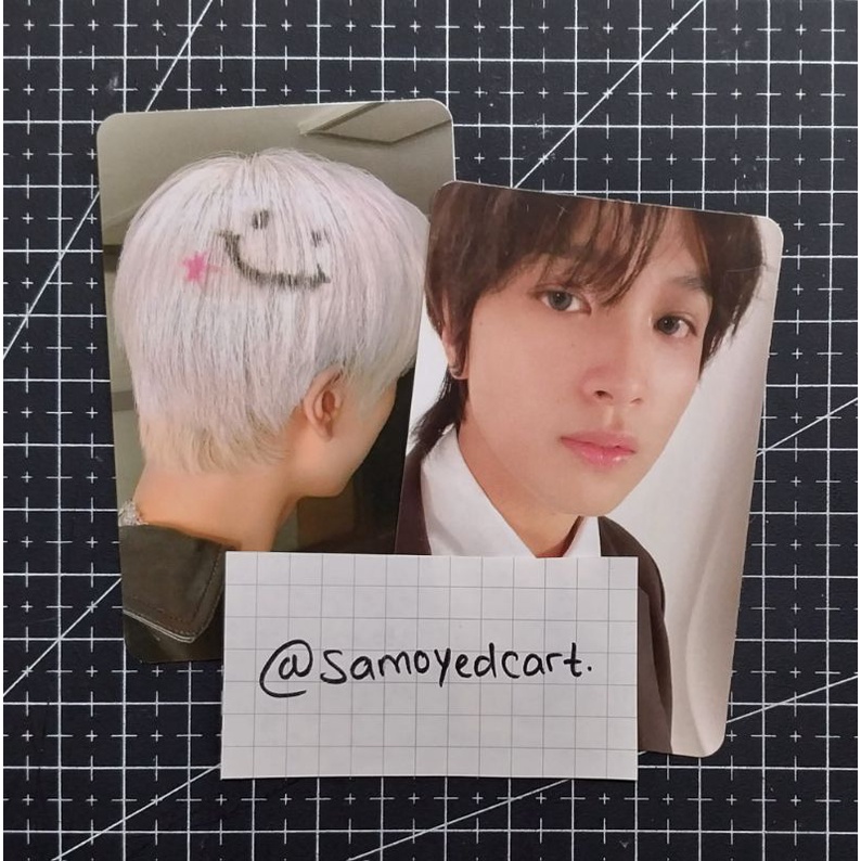PC Photocard Jisung Haechan Tc Trading Card Scratch Pilek Glitch Mode