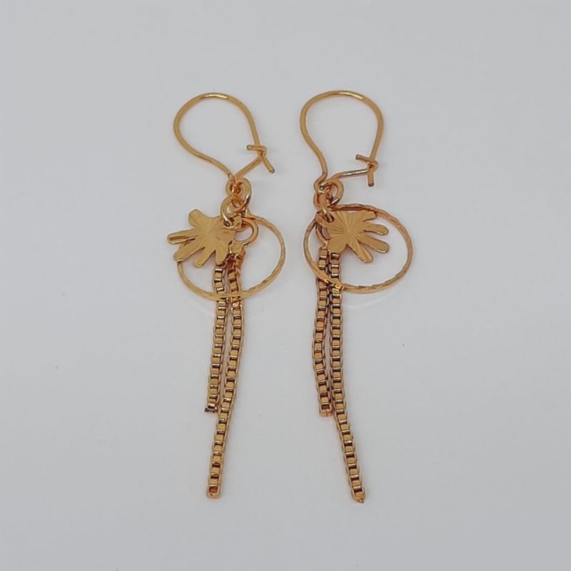 Anting Desi Jurai | Anting hook | Anting Jurai | Anting Wanita | Lapis emas | Perhiasan