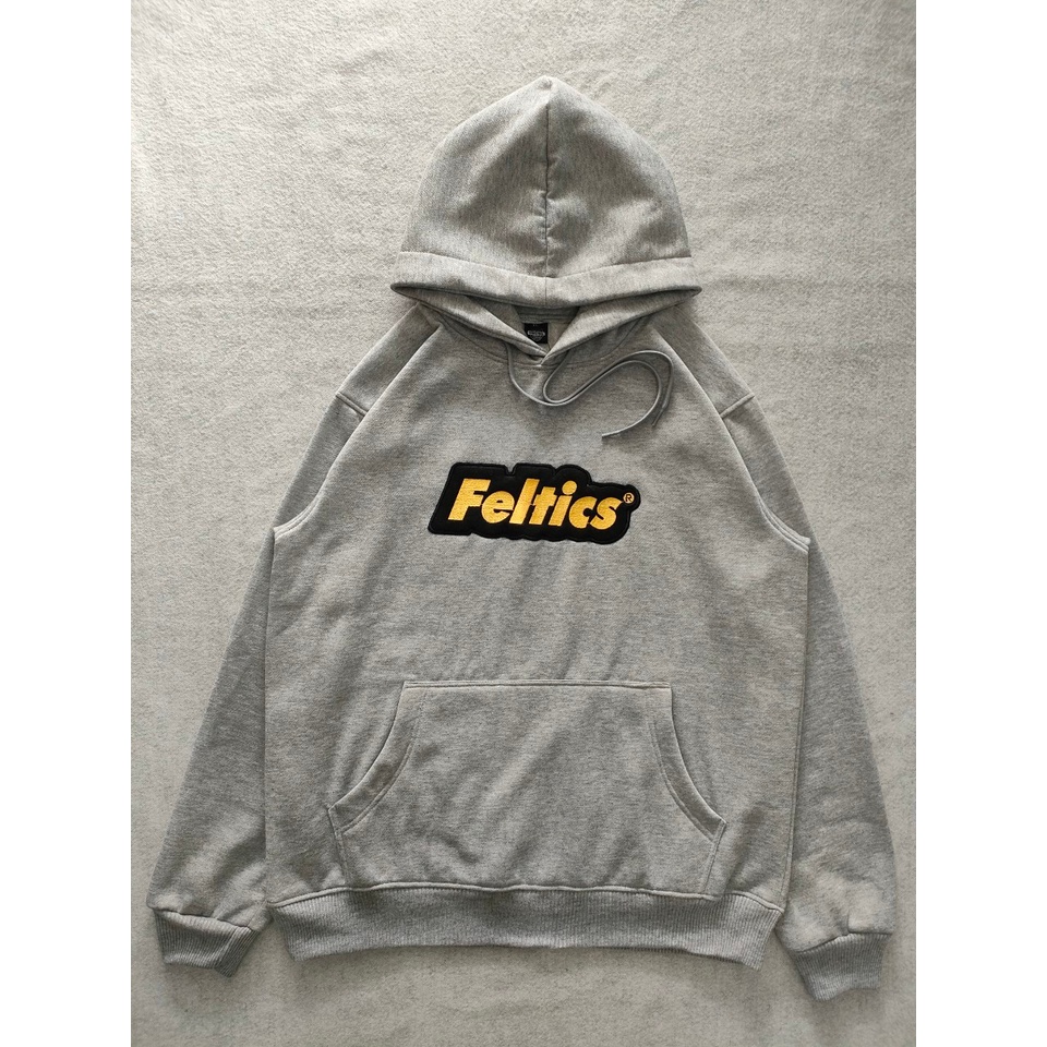 Feltics emblem bordir / jaket hoodie distro unisex / hoodie pria wanita terbaru 2023