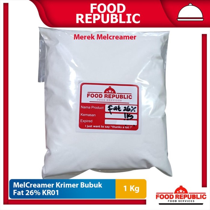 

KRIMER BUBUK - CREAMER POWDER 1 KG FAT 26% NON DAIRY HALAL REPACK