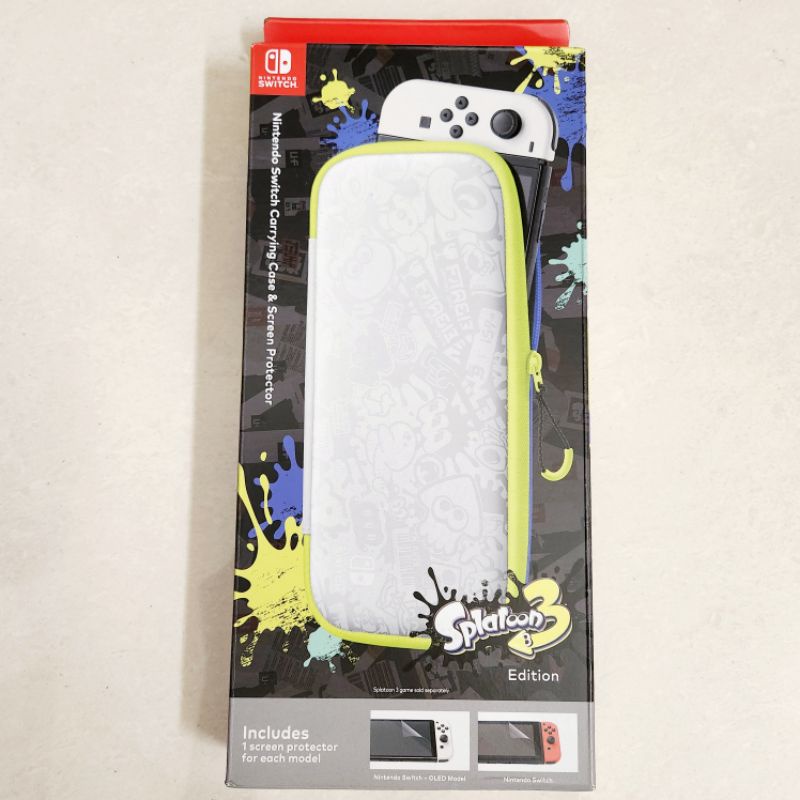Nintendo Switch OLED Carrying Case Splatoon 3 Edition Original Pouch