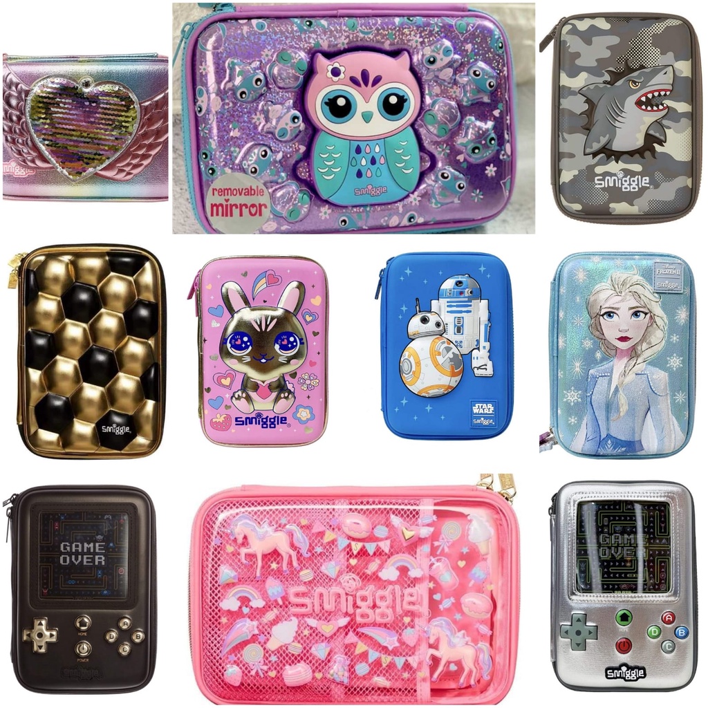 

Tempat Pensil Anak Smiggle Hardcase 3D Import ATK172