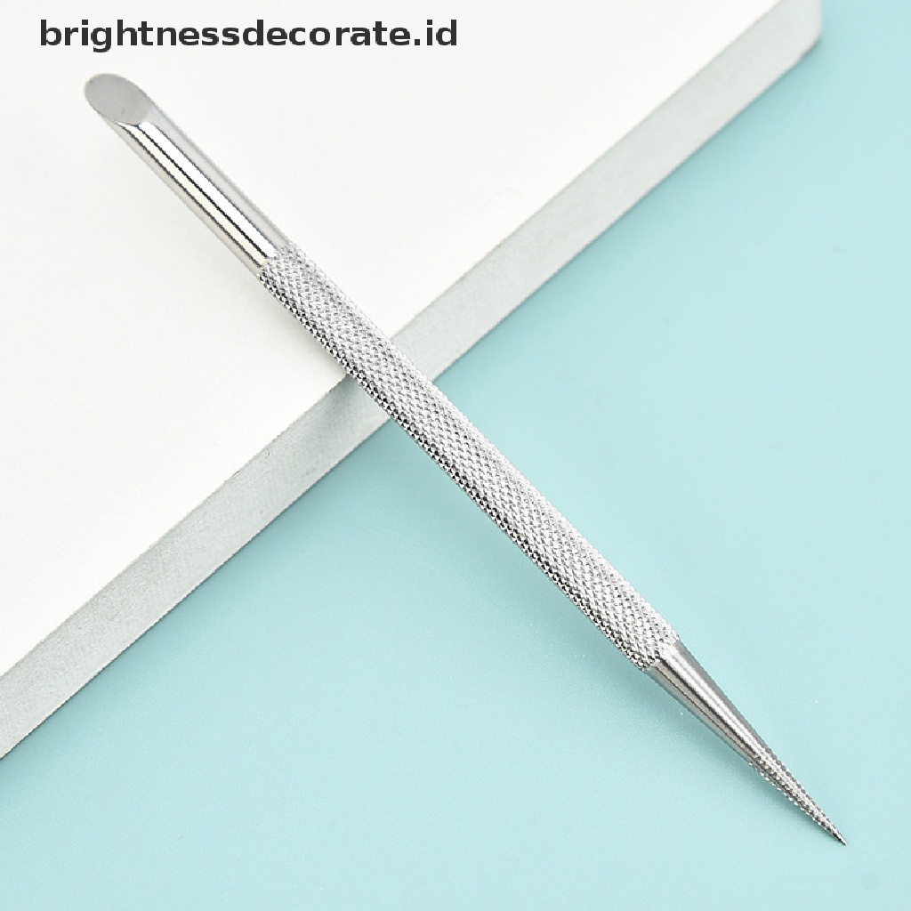 [Birth] Double Ended Nail Pusher Cuticle Remover Manicure Pedicure Alat Baja Kecantikan [ID]