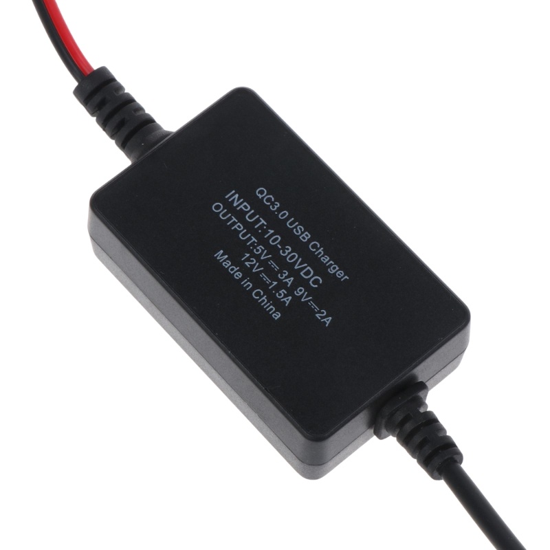 Zzz USB QC3.0 Charger Dual USB Step Down Converter DC-DC Module Pengatur Daya Adaptor Cas Ponsel Mobil DC10V- 30V