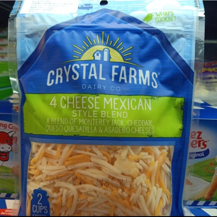 

Crystal farm 4 cheese mexican 226gr