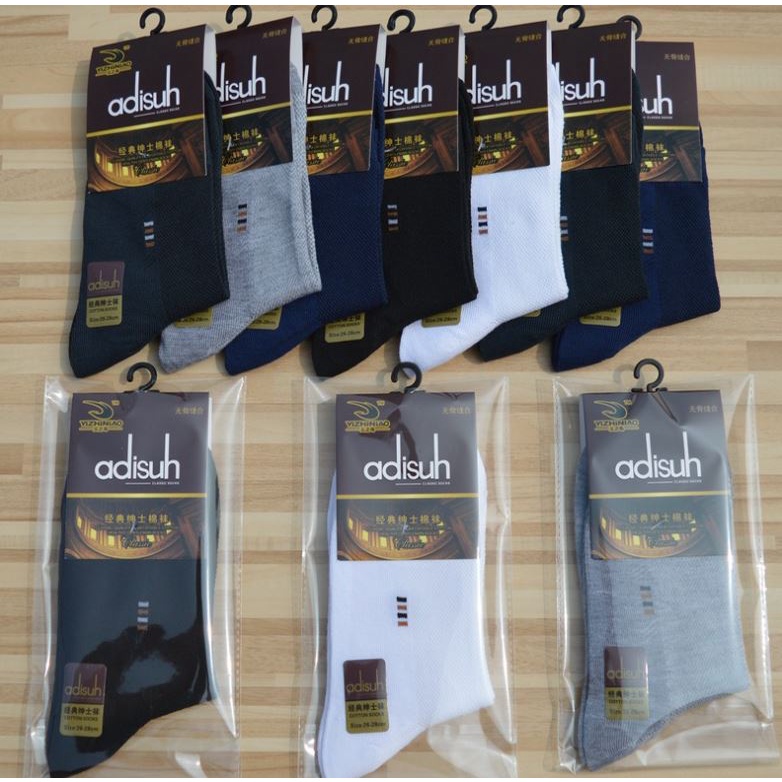 KK010 Premium Kaos Kaki Sock Formal Kerja Kuliah Sekolah Anti Bakteri Anti Bau