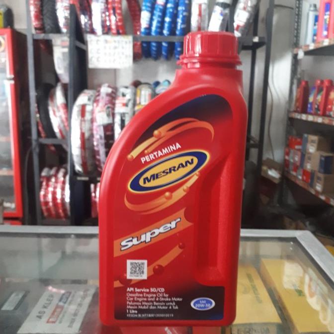 Oli Pertamina Mesran Super 1L Oli Mobil Oli Motor Terlaris