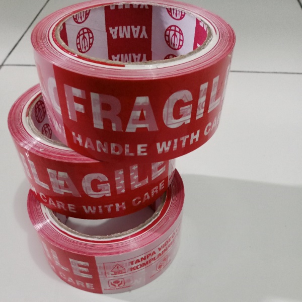 Lakban fragile 90 yard YAMA TAPE