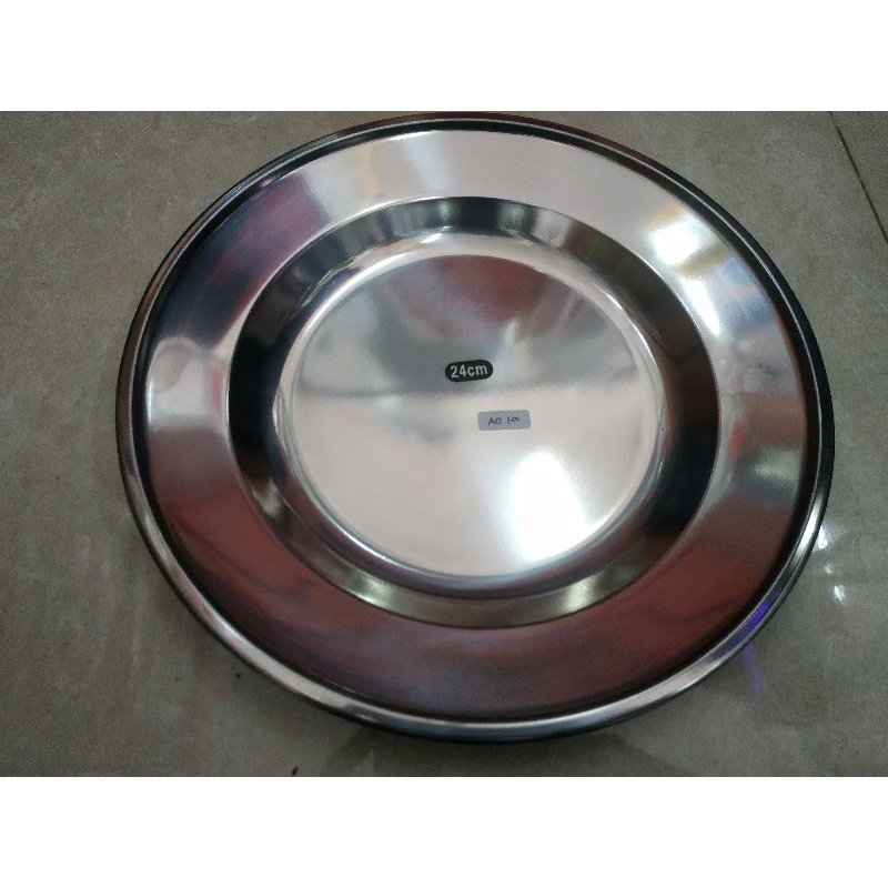 piring stainless 24