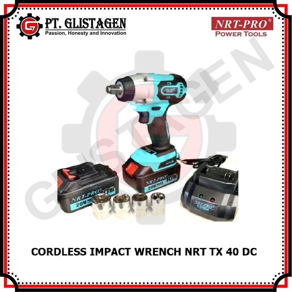 NRT-PRO TX 40 Mesin Bor Cordless Impact Wrench Brushless Pembuka Baut