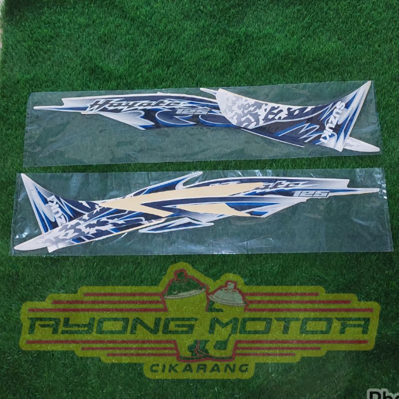 Striping Suzuki Hayate 125 2011 Putih