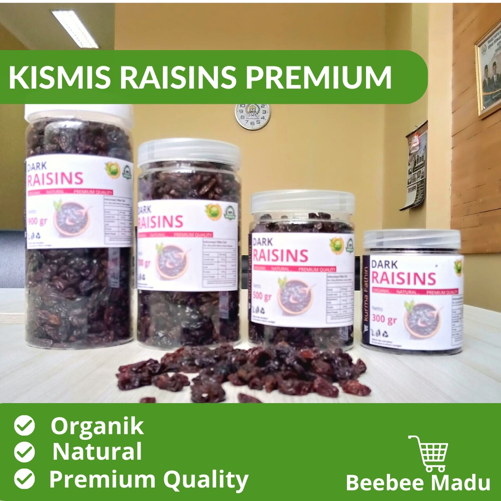 

Kismis Hitam Natural Original Asli Arab 1 Kg Raisin Jumbo Oleh Oleh Haji dan Umroh