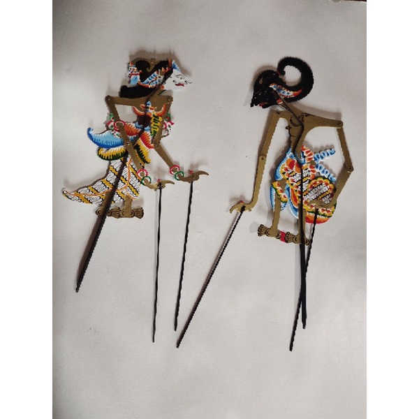 wayang kertas Srikandi Arjuna