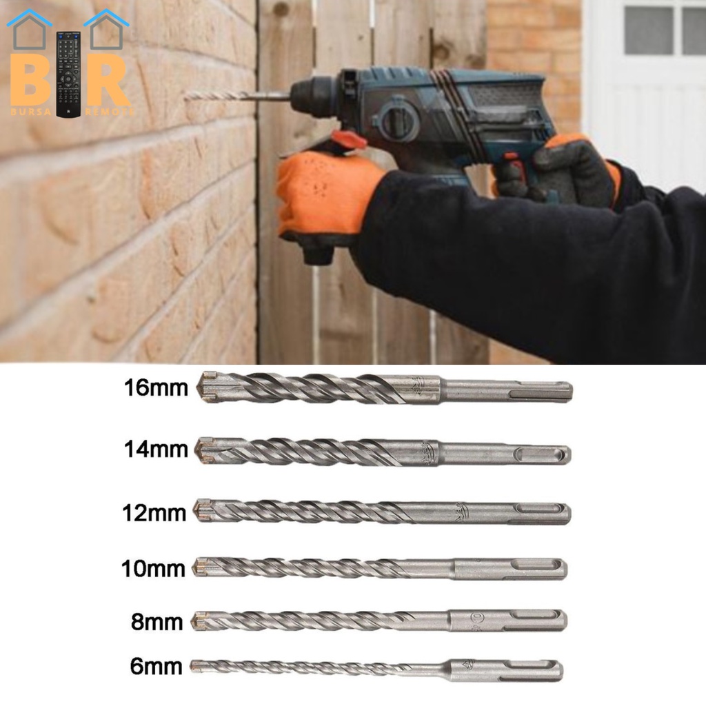 Sds Plus Mata Bor Bobok Tembok Beton Plus Round 6 - 16MM X 150MM