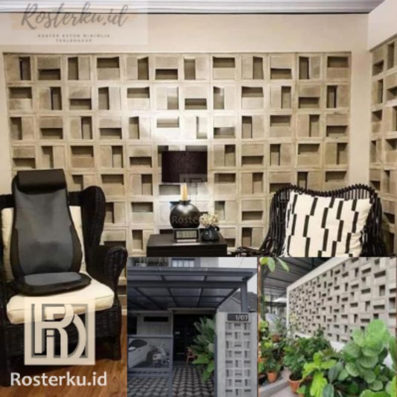 Roster beton minimalis ktepa abu/loster/roster beton minimalis