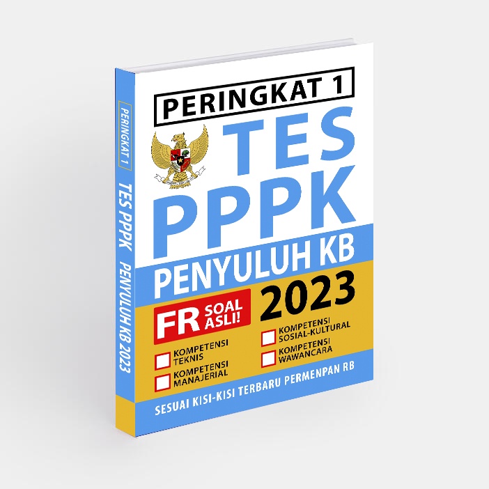 Buku PPPK PENYULUH KB 2023 - Peringkat 1 PPPK TEKNIS PENYULUH KB 2023 - Buku Original Soal dan Pembahasan