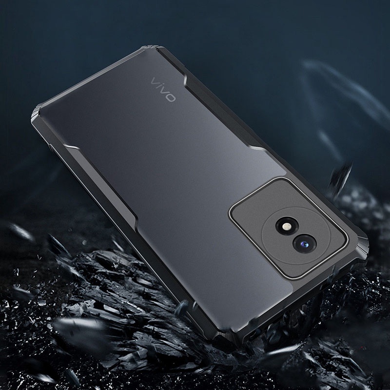 Transparan Softcase VIVO Z1 V11 Pro Y02 Y35 Y02S Y35 Y16 Y50 Y30 Y30i Y73 Y19 Y5S Y17 Y15 Y12 Y11 Y12i Y20 Y20S Y20i Y12S Y21 Y33S Y21S Y21A V21 V21E 4G 5G Casing Anti jatuh HP Soft Case