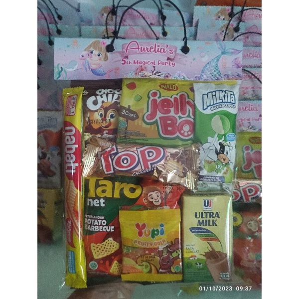 

Paket Snack Ulang Tahun Anak Goodie bag Ultah Souvenir Ultah