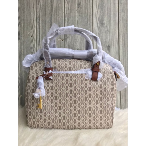 Tas Wanita FossilOriginal Rachel Satchel  taupe/tan