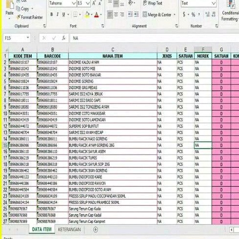 Database Barcode Produk Indonesia