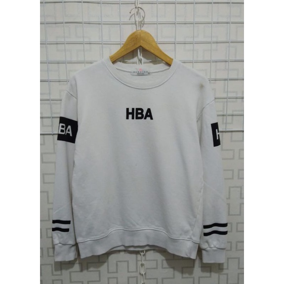 crewneck sweater secondbrand hba hood by radio air radioactive