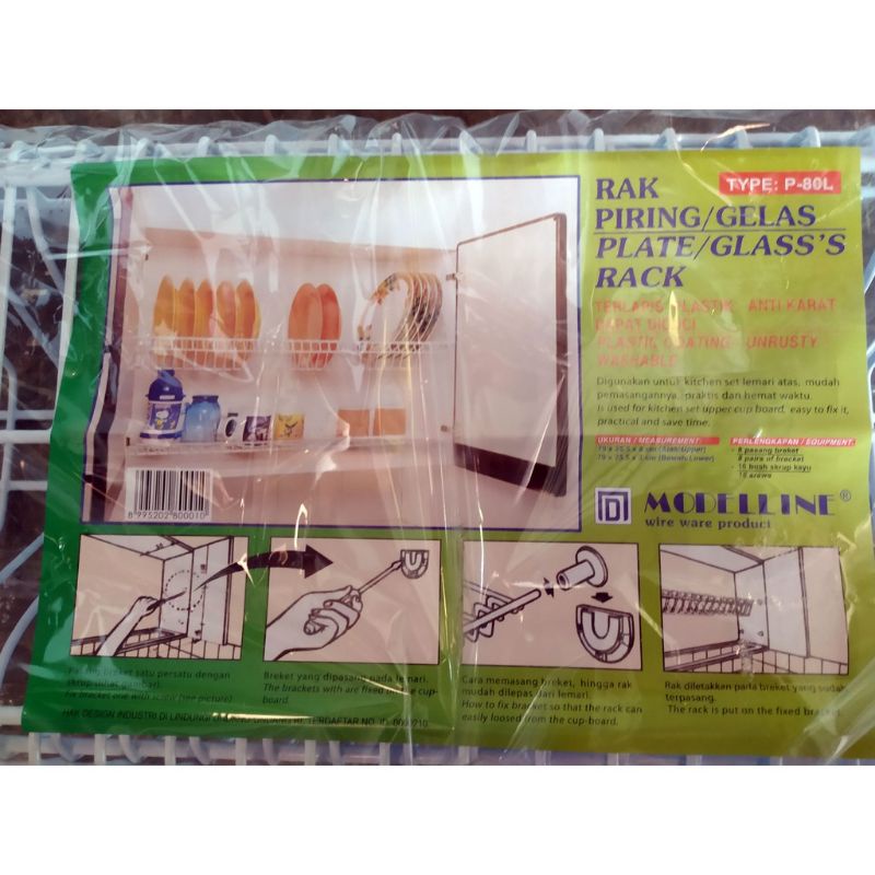 rak piring p80 kitchen set atas