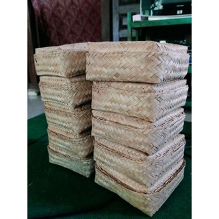 

[ Halodul ] Grosir Besek 25X25 50Pasang Besek Jumbo 25X25 Besek Walet | besek bambu hampers lebaran