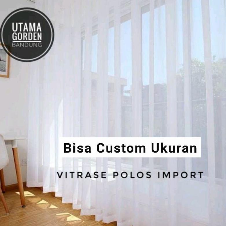 [09H] Readystock VITRASE PUTIH POLOS IMPORT ORI  VITRASE POLOS VITRASE PUTIH POLOS / GORDEN  INFORMA