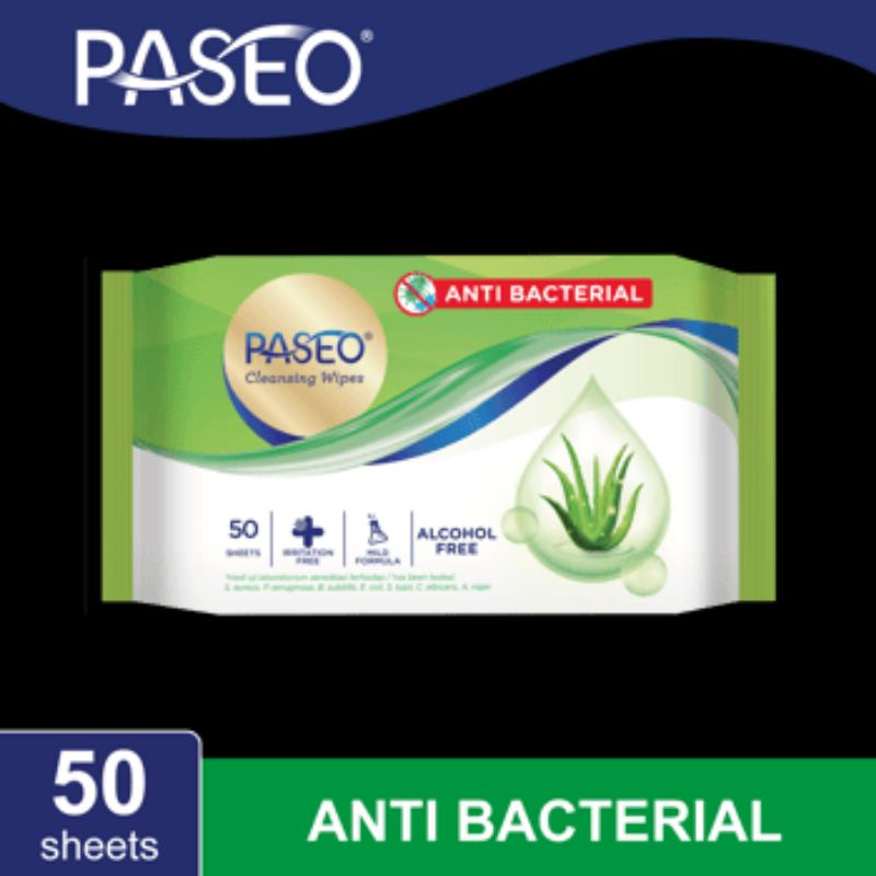 PASEO TISU BASAH 50 SHEET LEMBAR TISU KECANTIKAN TISU WAJAH TISU BAYI TISU TANGAN TISU PRAWATAN KULI