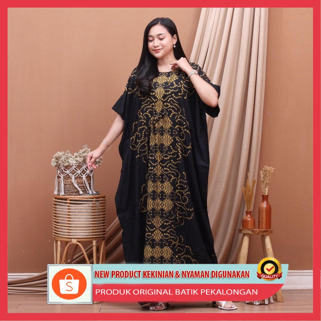 DASTER JUMBO LD 140 PREMIUM BATIK LENGAN PENDEK KEKINIAN TERBARU