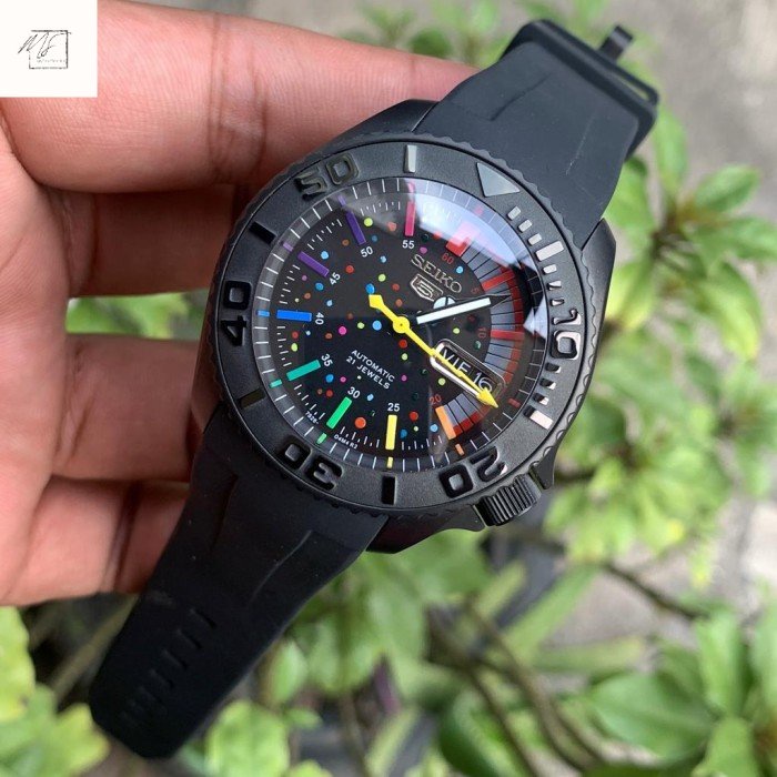 Mod Seiko Yacht Master NH35 Automatic Seiko Mod Rainbow