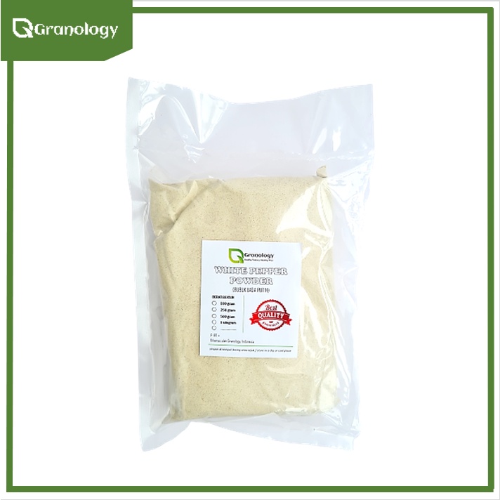 Lada Putih Bangka Bubuk / White Pepper Powder (1 kilogram) by Granology