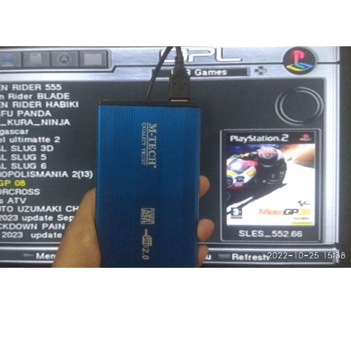 Star Seller Hardisk Luar PS2 40GB isi 54 game