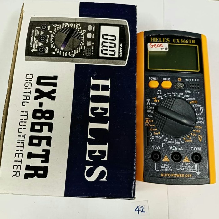 Jual Tang Amper, Avo, Multimeter Digital Heles UX866TR murah Shopee