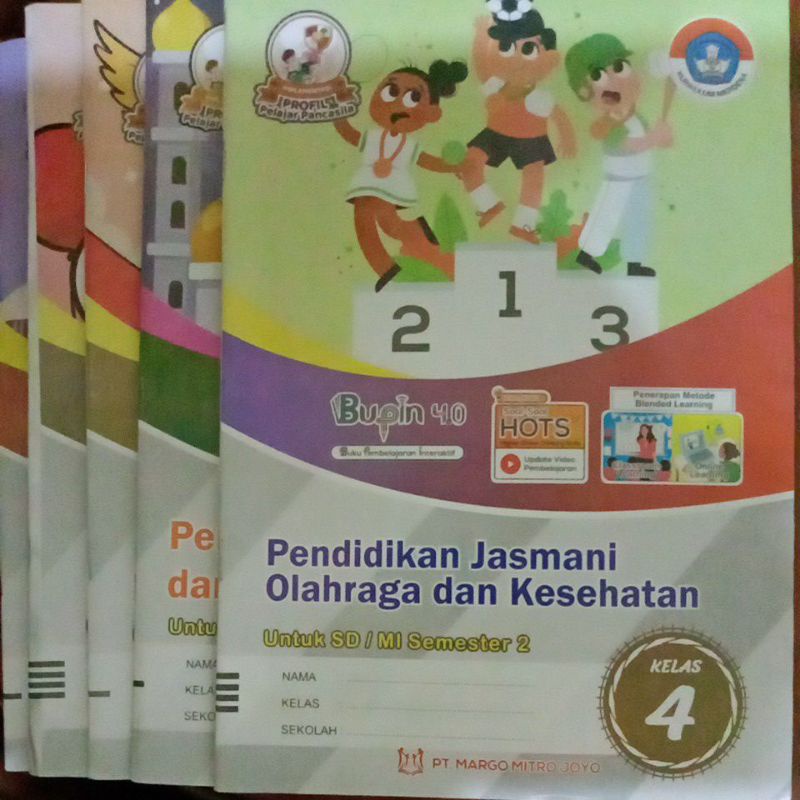 

LKS Pendidikan jasmani olahraga dan kesehatan untuk SD/MI kelas 4 semester 2