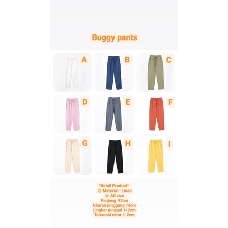 JOGGER PANTS DAN BUGGY PANTS #JOGGERPANTS KOREA