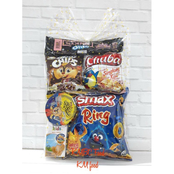 

10 Paket Goodie Bag Ulang Tahun - Bingkisan Hadiah Souvenir - Paket Snack E