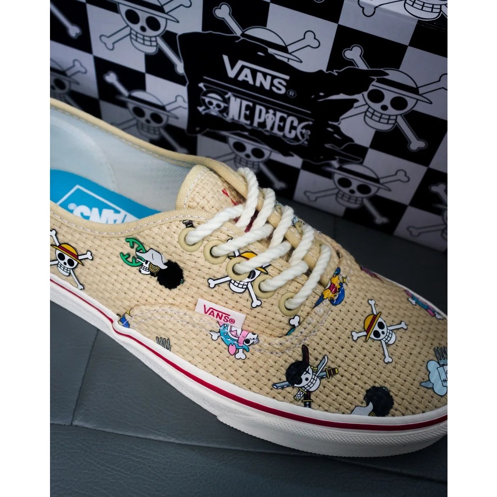 VANS AUTHENTIC x ONE PIECE &quot;STRAW HAT&quot; ORIGINAL 100%