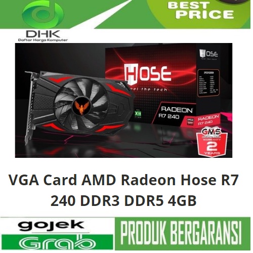 VGA Card AMD Radeon Hose R7 240 DDR3 4GB