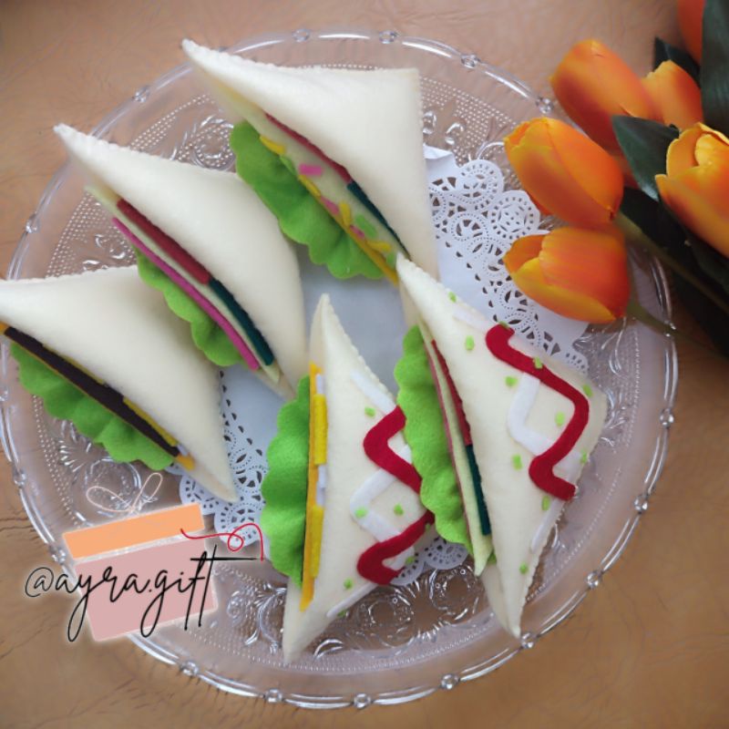sandwich set/mainan edukasi anak/replika makanan